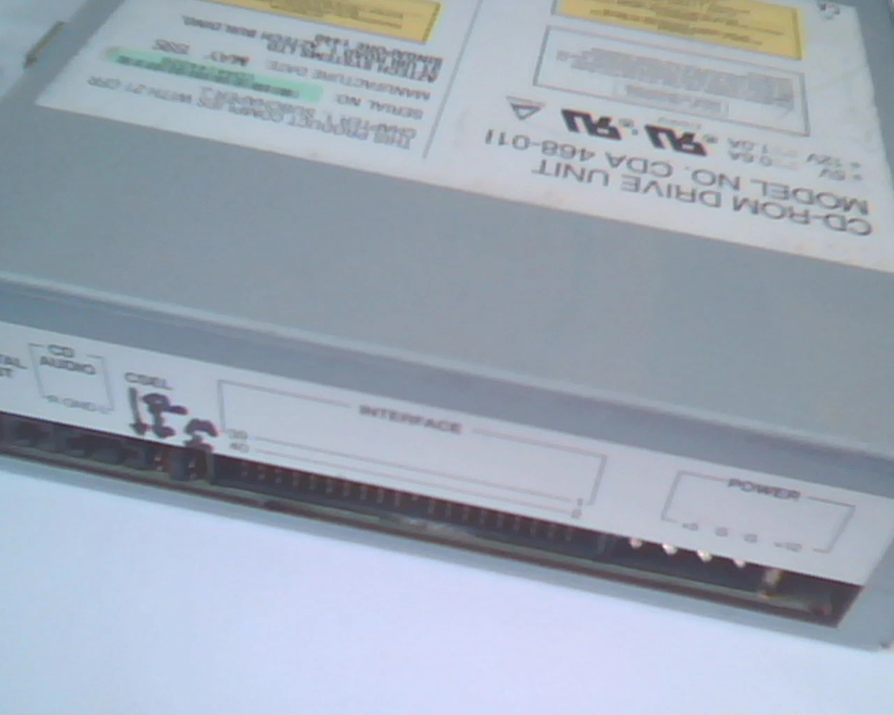 CD-ROM Drive CDA 468-01l May 1995 Aztech Quad Speed E157812 - image 4