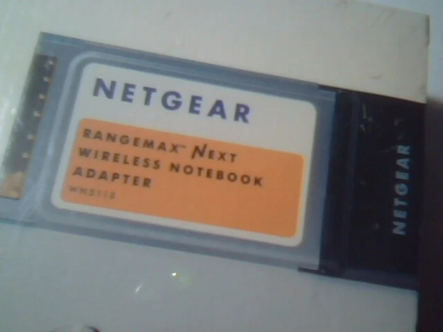 Netgear WN511B-100NAS RangeMAX Next Wireless Nootbook Adapter 2.4GHz PCMCIIA NEW - image 2
