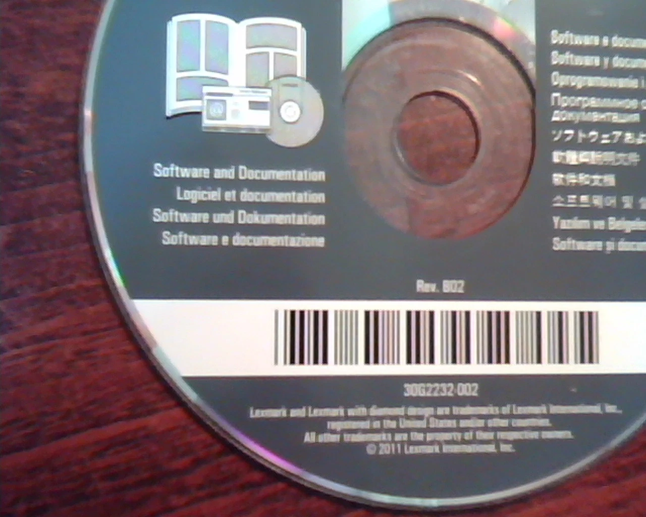 Lexmark T65x Series Rev B02 Software an d Documentation 30G2232-002 CD - image 2