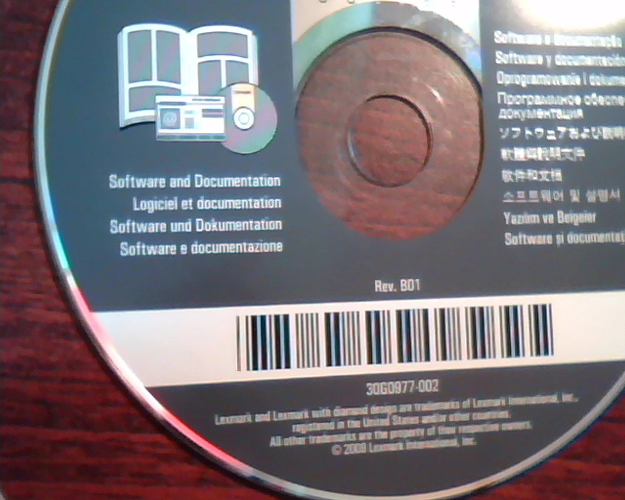 Lexmark T65x Series Rev B02 Software an d Documentation 30G2232-002 CD - image 3