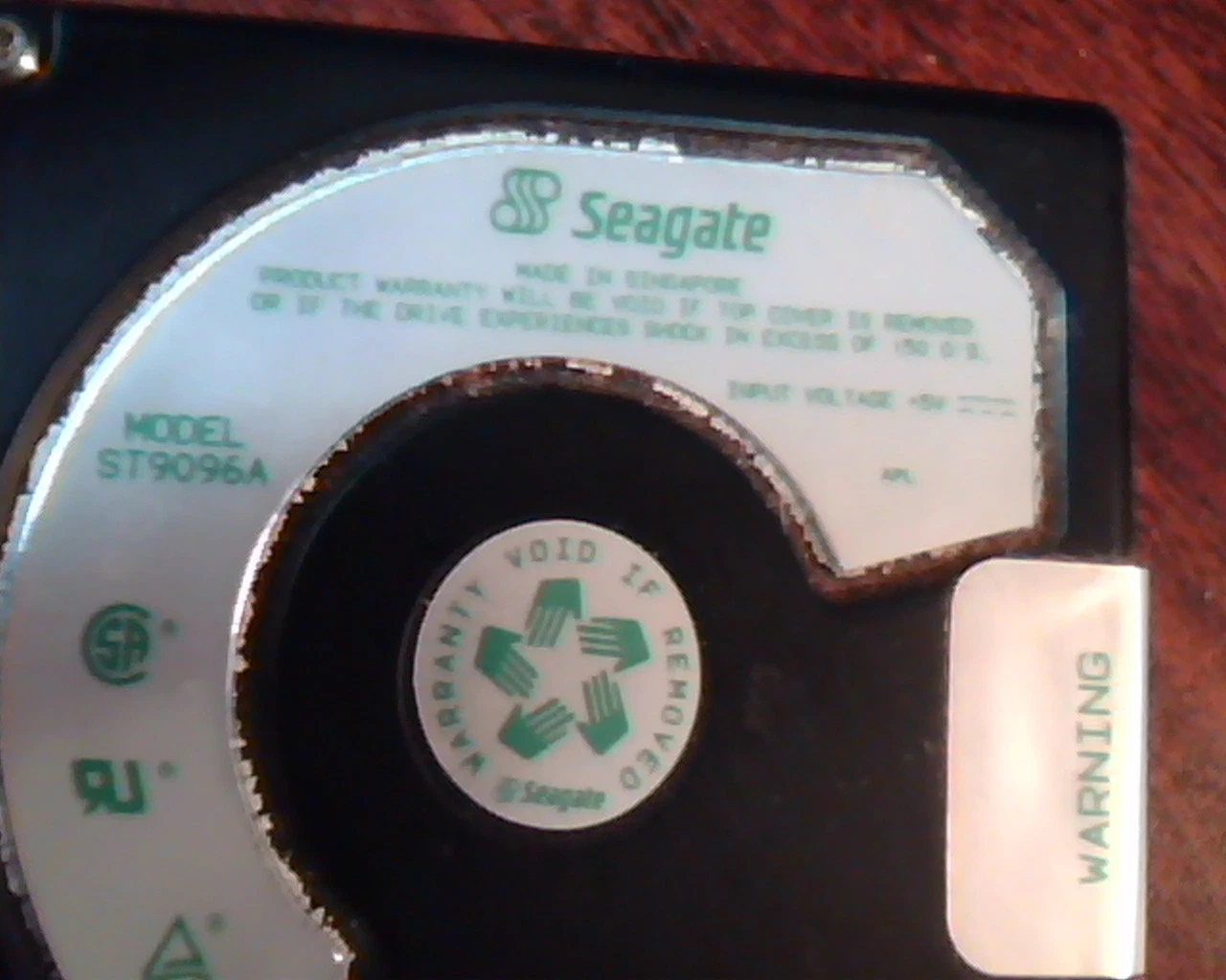 2.5 Hard Disk Drive IDE Seagate ST9096A 1641-3850 914001-005 HDD