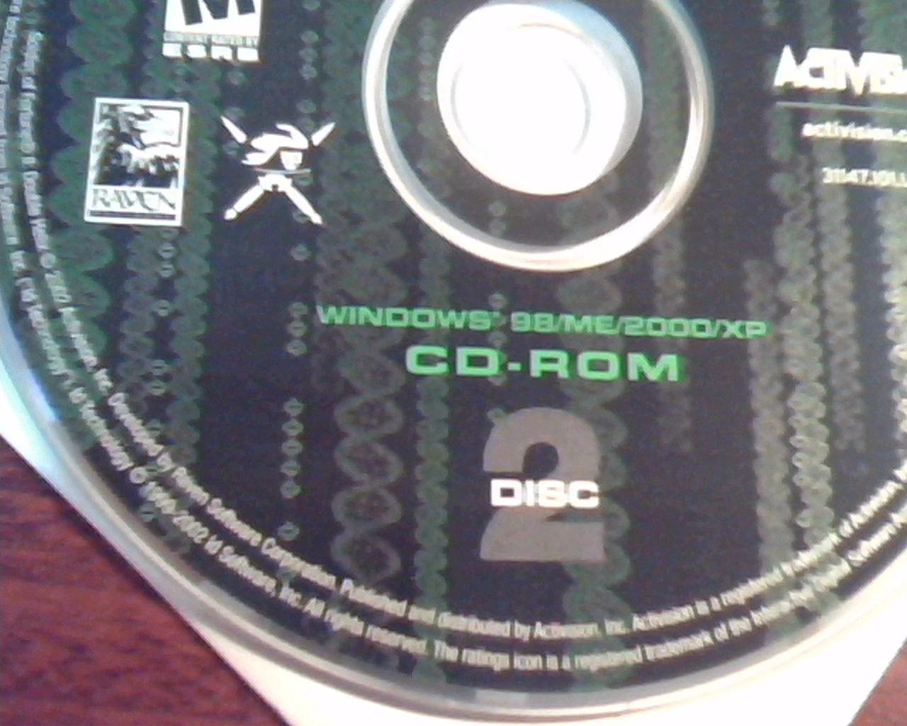 CD Soldier of Fortune Double Helix CD-ROM disc 1 and 2 ActiVision 31147.101.US - image 3