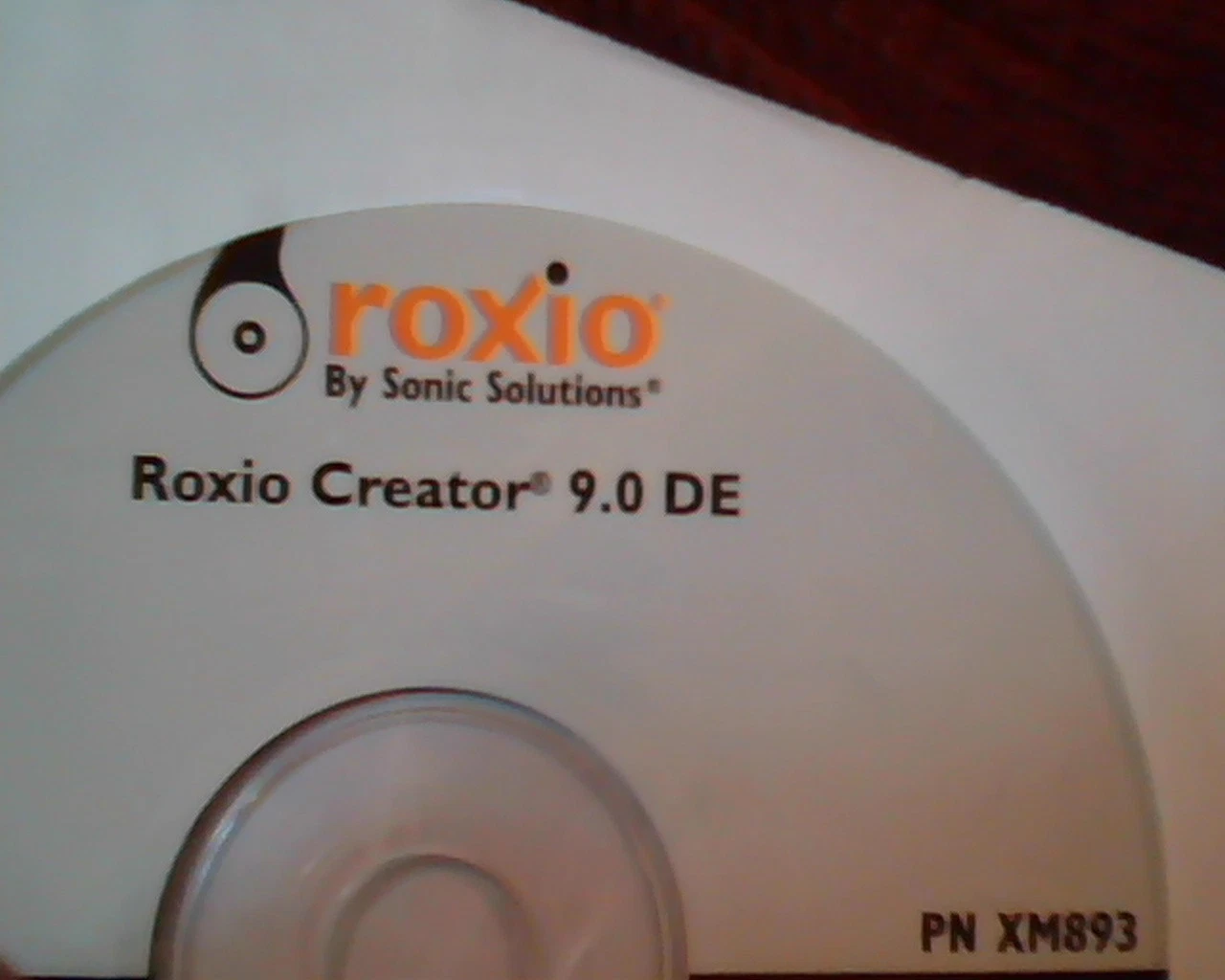 CD Roxio Creator 9.0 DE XM893 by Sonic Solutions Rev A00 0XM891 SEALED