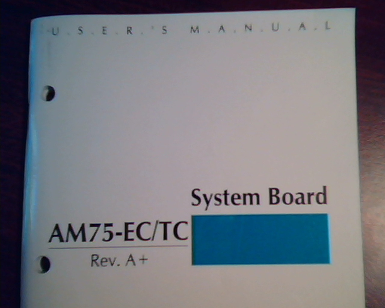 AM75-EC/TC System Board Rev A+ User's Manual 48110118 - image 2