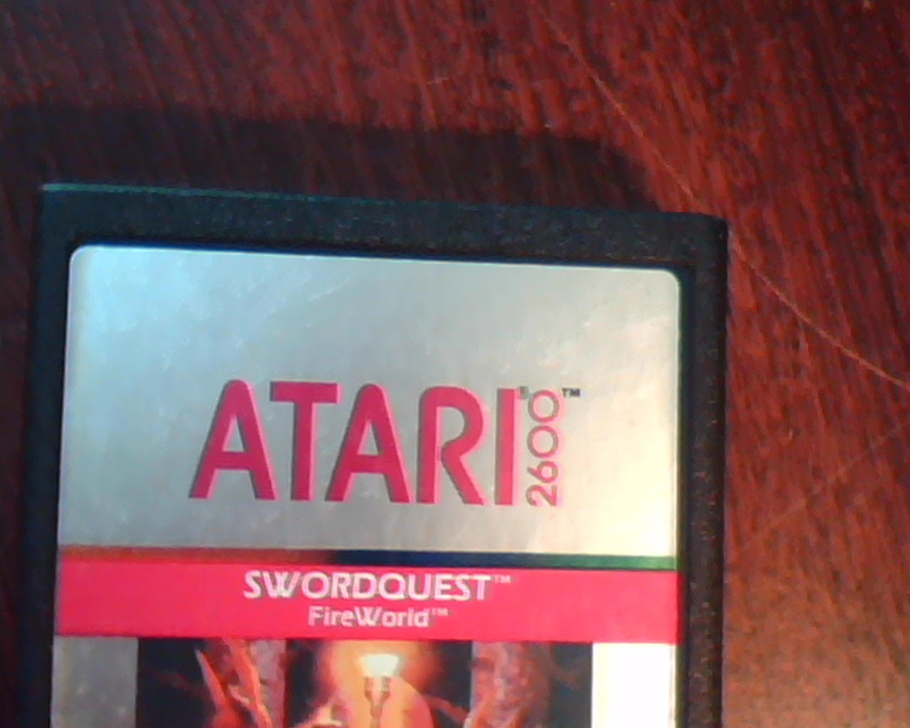 Game Cartridge ATARI 2600 Swordquest FireWorld 2657 1982 Atari - image 2
