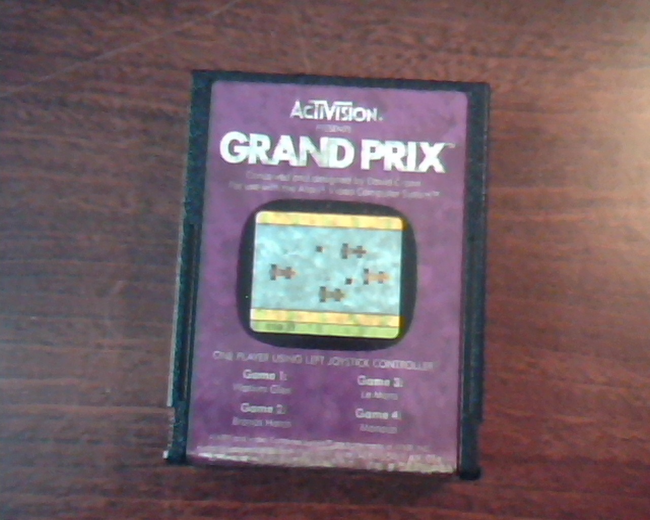 Game Cartridge ATARI ActiVision Grand Prix AX-014 Watkins Glen Le Mans Monaco