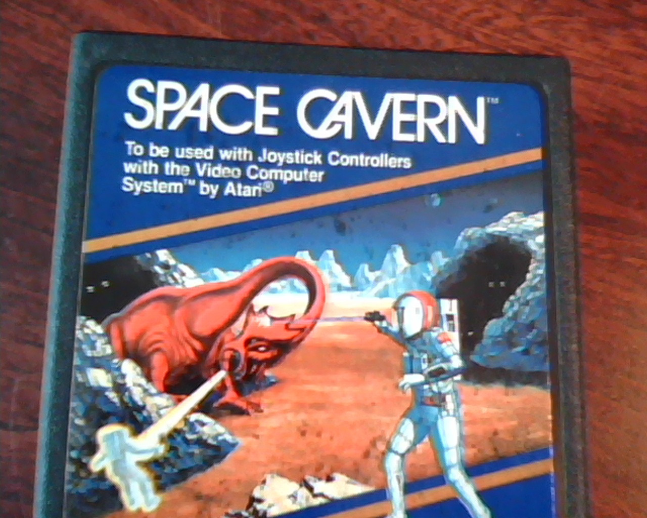 Game Cartridge Program ATARI APOLLO Space Cavern 1982 Atari - image 2