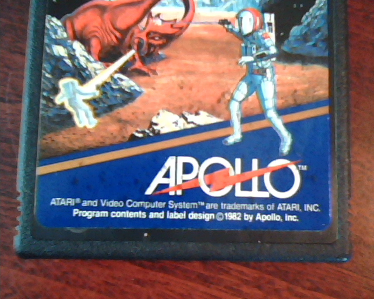 Game Cartridge Program ATARI APOLLO Space Cavern 1982 Atari - image 3