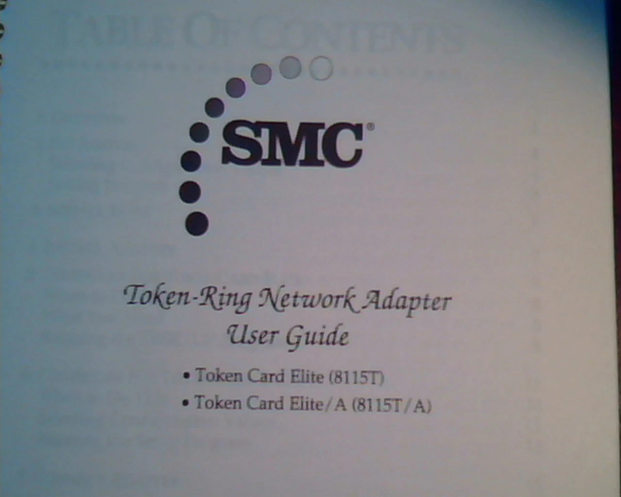 SMC TokenCard EliteSeries Manual Adapters Setup Diagnostics Floppies - UNOPENED - image 8
