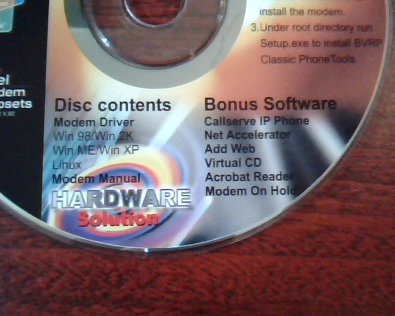 CD V.92/V.90 Hardware PCI Modem Rev 4.60.2 Driver Manual Hardware Solution - image 2