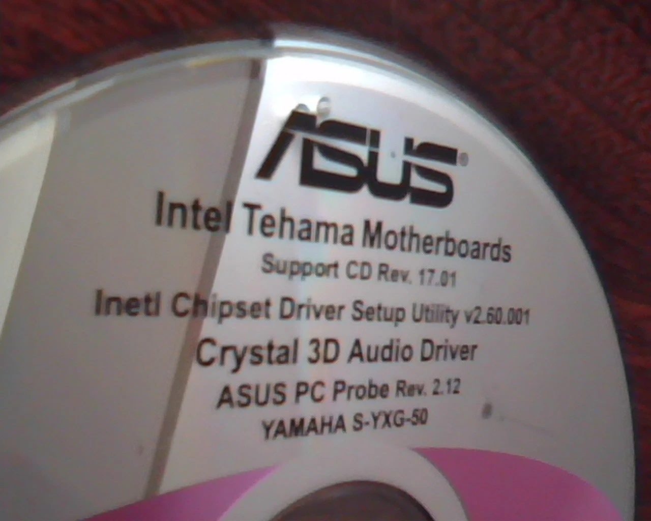 ASUS Intel Tehama Motherboards support CD Crystal 3D Audio Driver Probe Setup - image 3