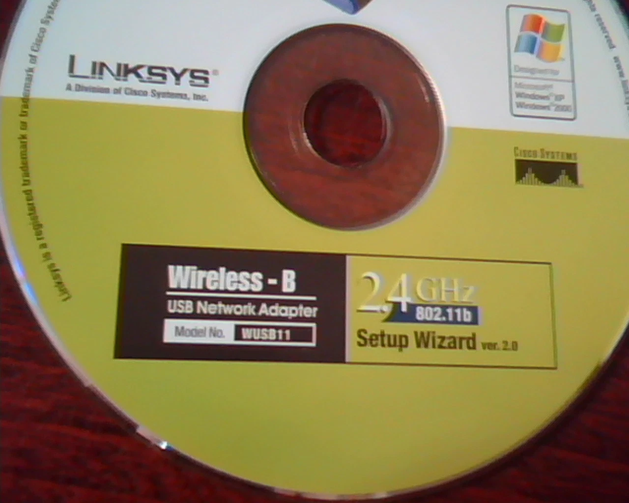 Linksys CD Wireless-B USB Network Adapter WUSB11 2.4 Ghz Setup Wizard Ver2.0 - image 2