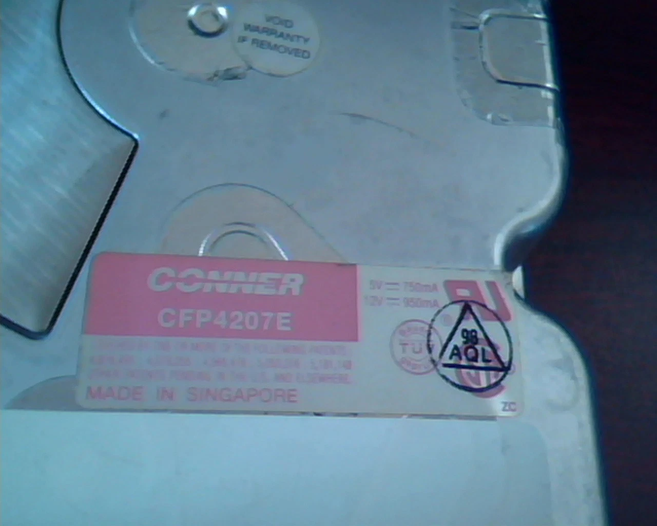 Hard Drive Disk SCSI Conner CFP4207E CFE07 B74N2.28 AV55124 DX91F7N 9542