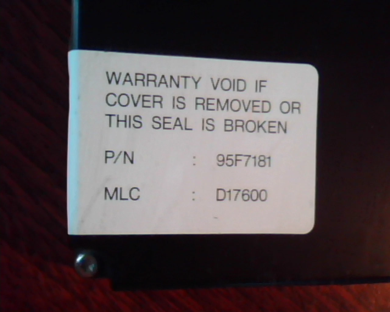 Hard Drive Disk SCSI IBM OEM WDS-L80 80MB 95F7181 D17600 Apple 80 49G0812 - image 3