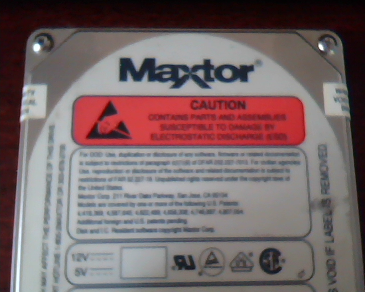 Hard Disk Drive IDE Maxtor 7245AT 35A 02A 81A C,Z,D K010600997