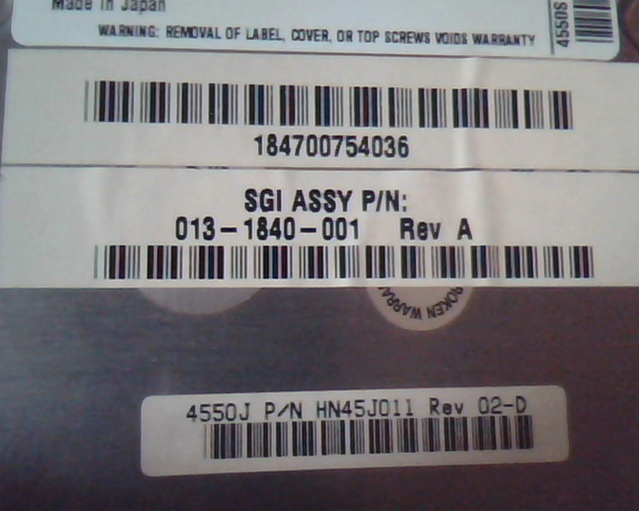 Hard Drive Disk SCSI Quantum Atlas II 064-0039-001 HN45J862 02-C 4550S HN45J011 - image 2