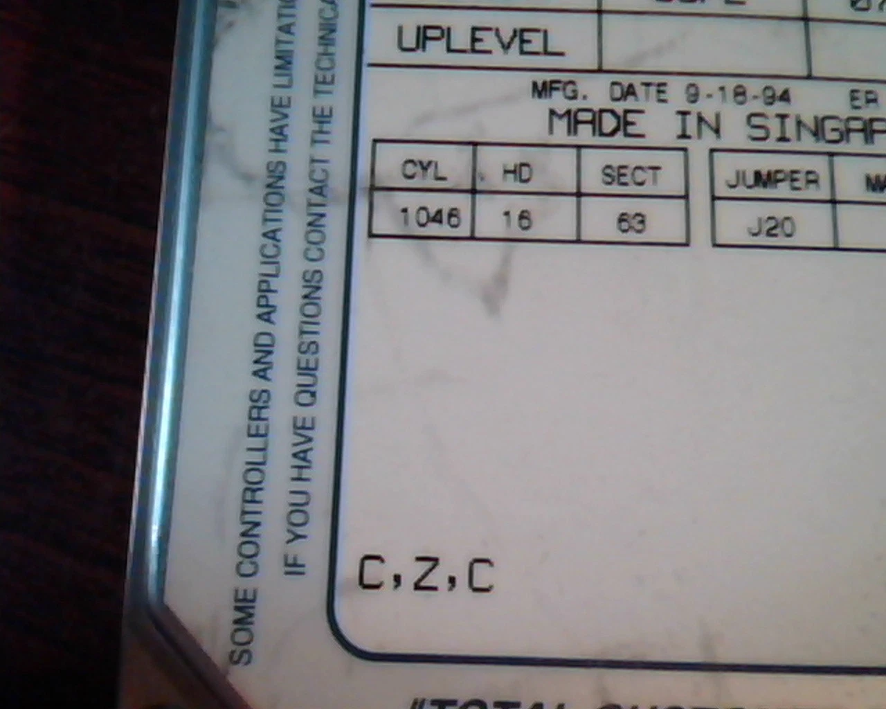 Hard Disk Drive IDE Maxtor 7540AV 08P2 07P1 01P1 C,Z,C - image 3