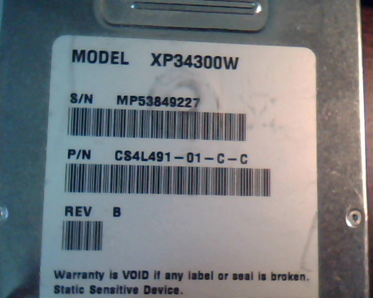 Hard Drive Disk SCSI XP34300W CS4L491-01-C-C B E164053