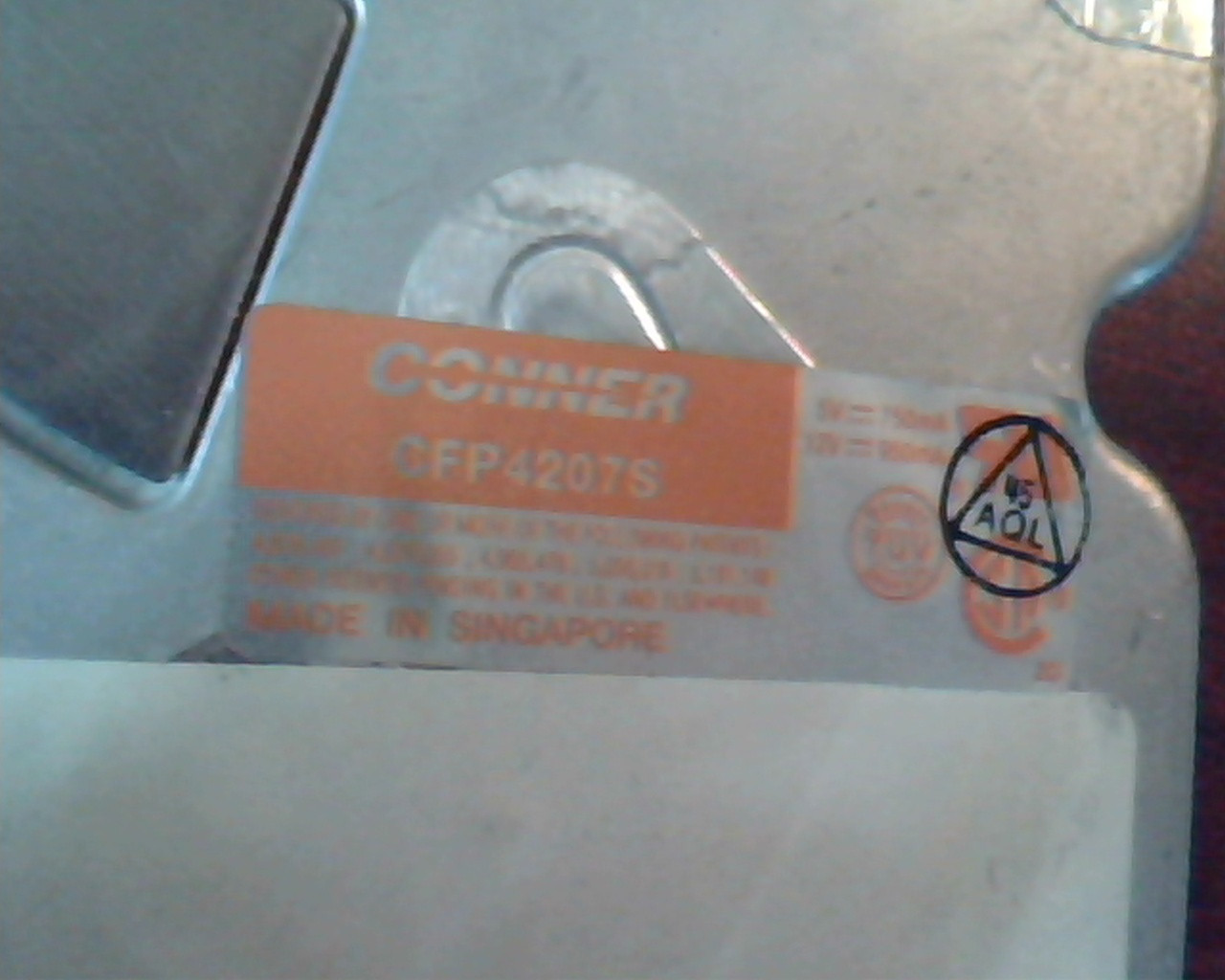Hard Drive Disk SCSI Conner CFP4207S QNT01 B74N2.28 AV55124 9538