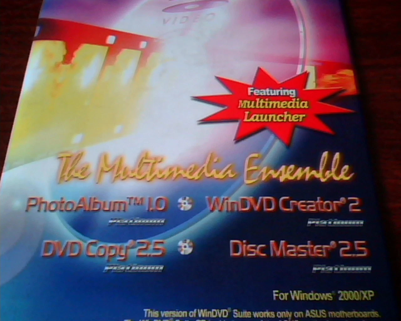 ASUS WinDVD Suite interVideo PhotoAlbum 1.0 Creator DVD Copy Master M579 - image 2