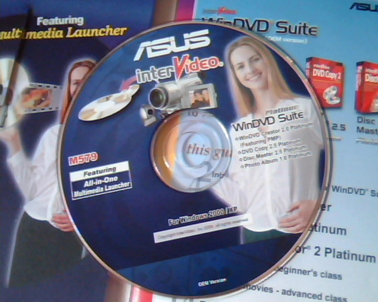 ASUS WinDVD Suite interVideo PhotoAlbum 1.0 Creator DVD Copy Master M579 - image 3