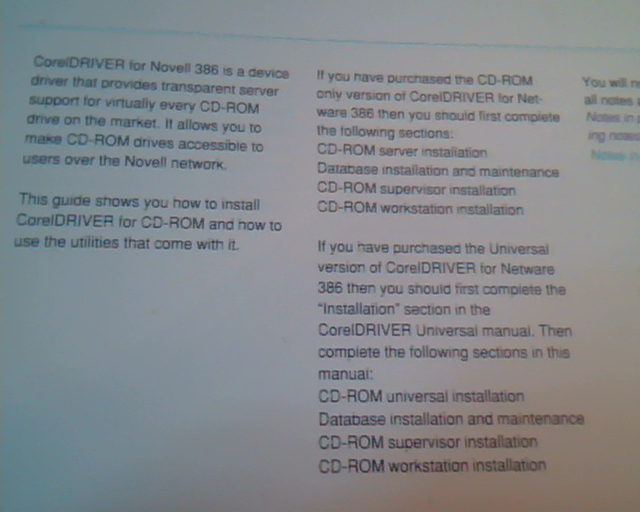 CorelDriver Complete Optical Disk Interface Kit User Manual CD-ROM Corel - image 4