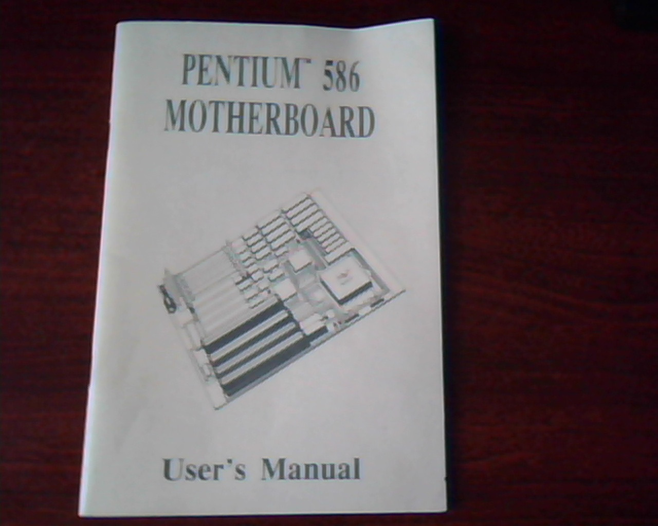 Pentium 586 Motherboard User's Manual 586S4P5/P54C