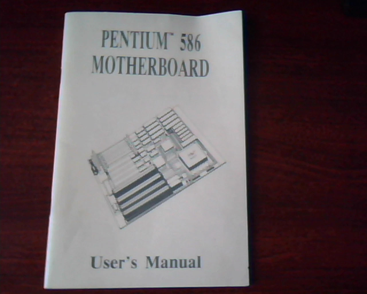 Pentium 586 Motherboard User's Manual 586S4P5/P54C