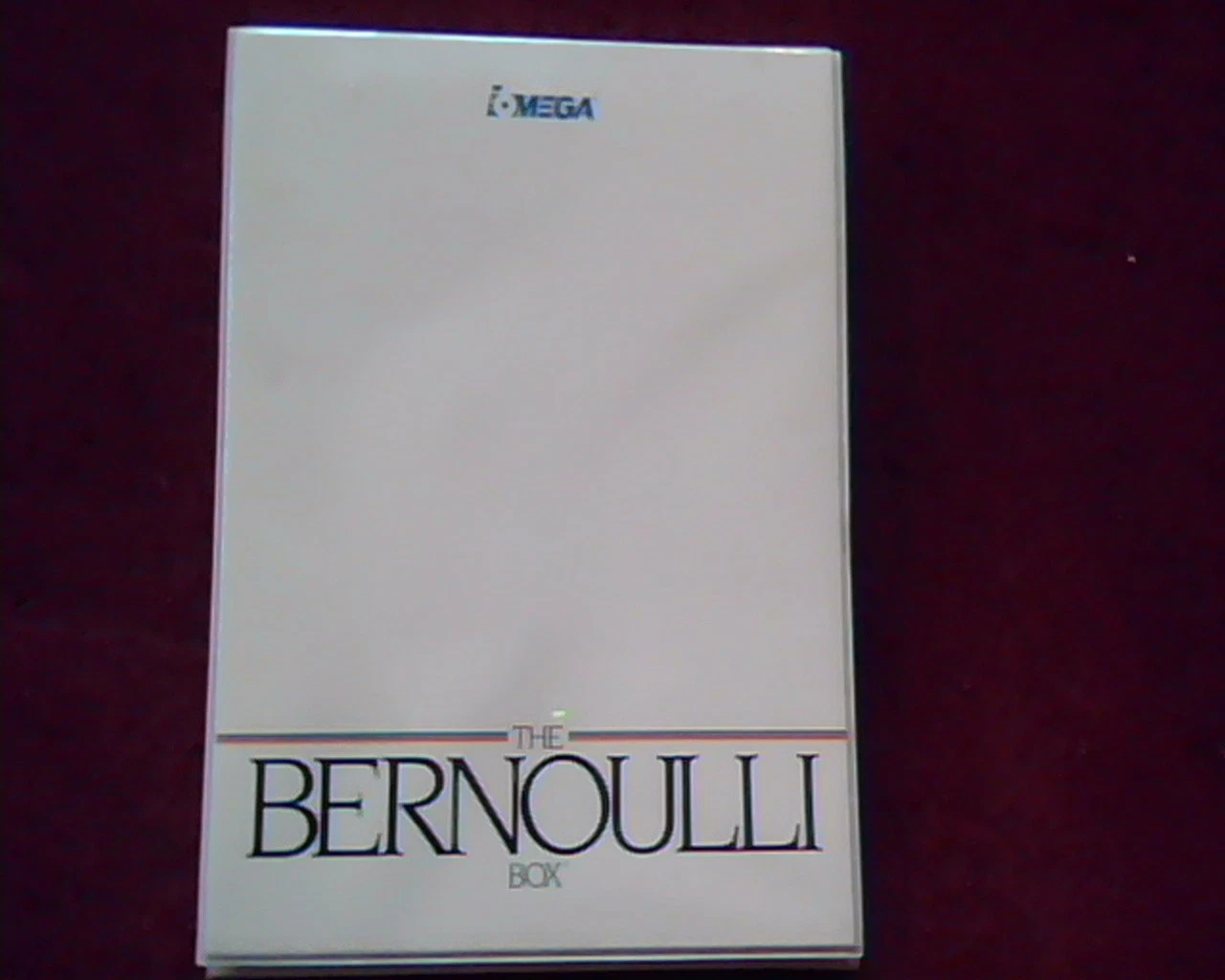 iomega The Bernouli Box Book Manual Binder Pictures Presentation Vintage Iomega