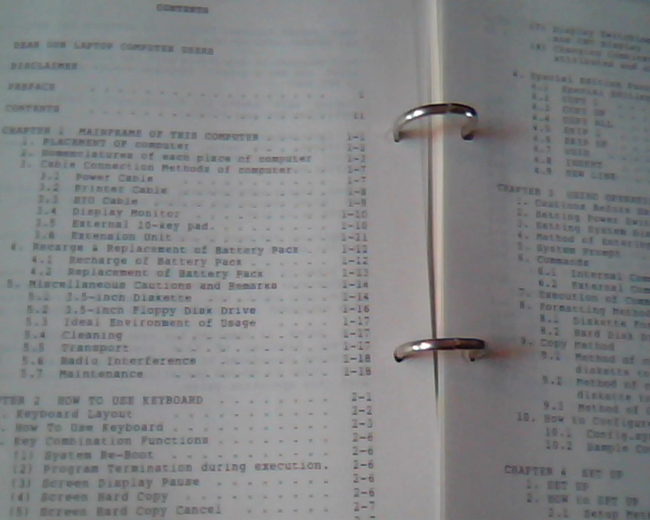 Laplus A-6200 Operation Guide Laptop Personal Computer Manual Binder Vintage - image 4