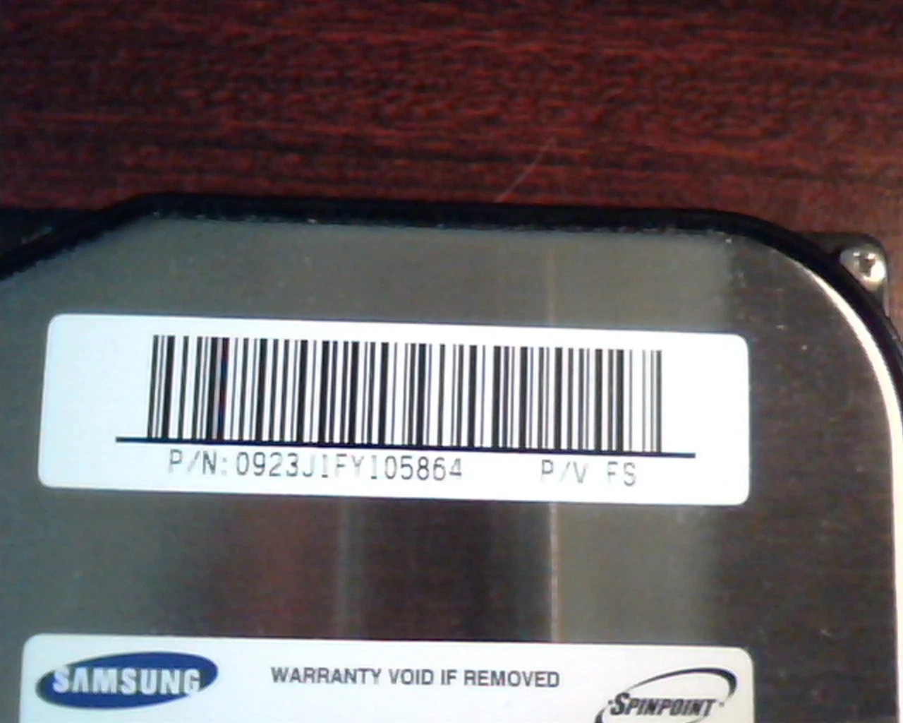 Hard Disk Drive IDE Samsung Spinpoint SP1604N E-H011-03-1488 Rev C - image 3