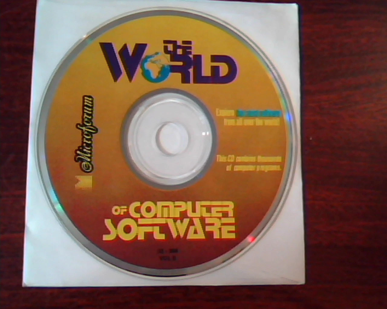 CD The World of Computer Software Microforum programs Vol II 2 02-386