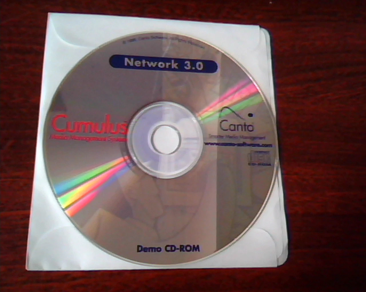 CD Network 3.0 Cumulus Media Management System Canto Demo CD-ROM