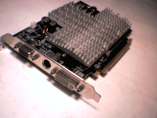 PCI-E Video Card ATI Sapphire X1300 Fanless ROHS 256M VGA/TVO/DVI-I NTSC PAL