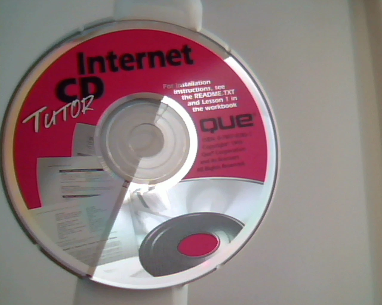 The Internet CD Tutor QUE 0-7897-0285-1 Workbook and CD FTP Archie Gopher - image 5