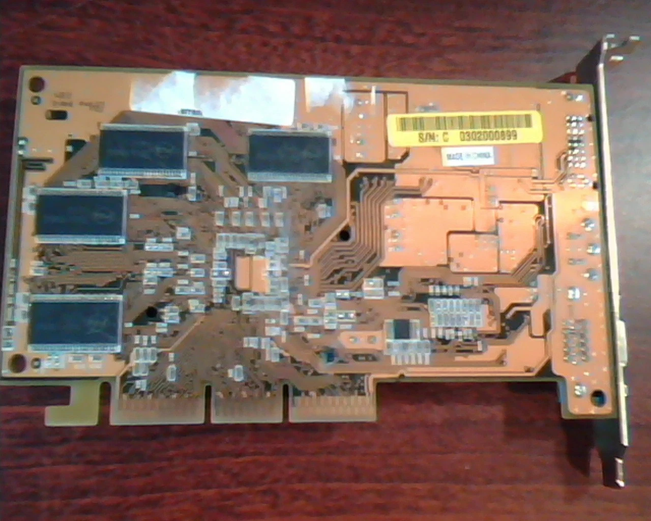 AGP card GeForce 4 MX440-SE S64M A-G445-B64VN-S40SB FRAC2123-1 6400 VGA S-Video - image 2