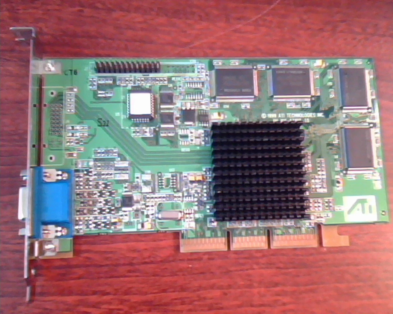 AGP card ATI Rage Graphics 128 Pro 041MJU 1026310915 109-63100-10 Rev A03 VGA