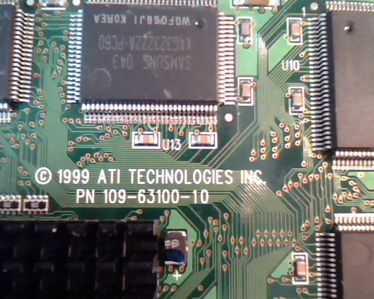AGP card ATI Rage Graphics 128 Pro 041MJU 1026310915 109-63100-10 Rev A03 VGA - image 7