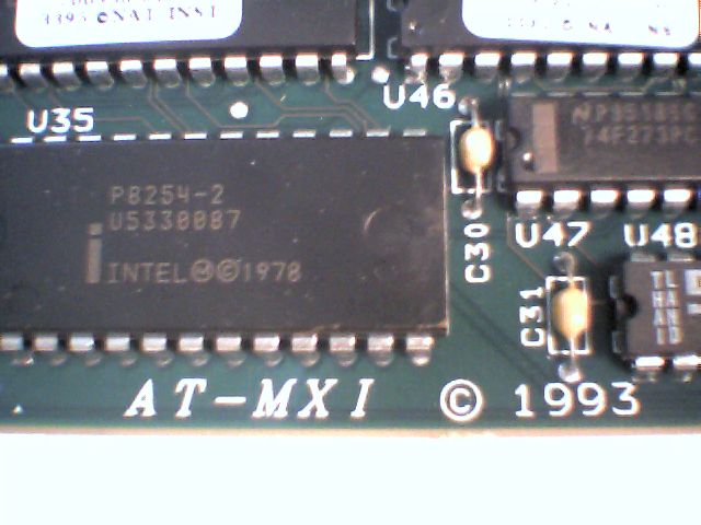 National Instruments NI AT-MXI MXIBus Adapter ISA Interface Card vintage 1995 - image 5