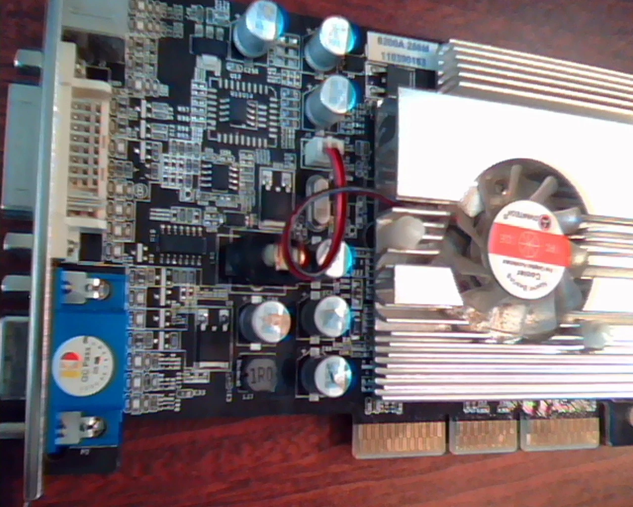AGP card FX6200 256M DDR2 VGA Card V45 HYK 20061205119 Nivida GeForce Video - image 2