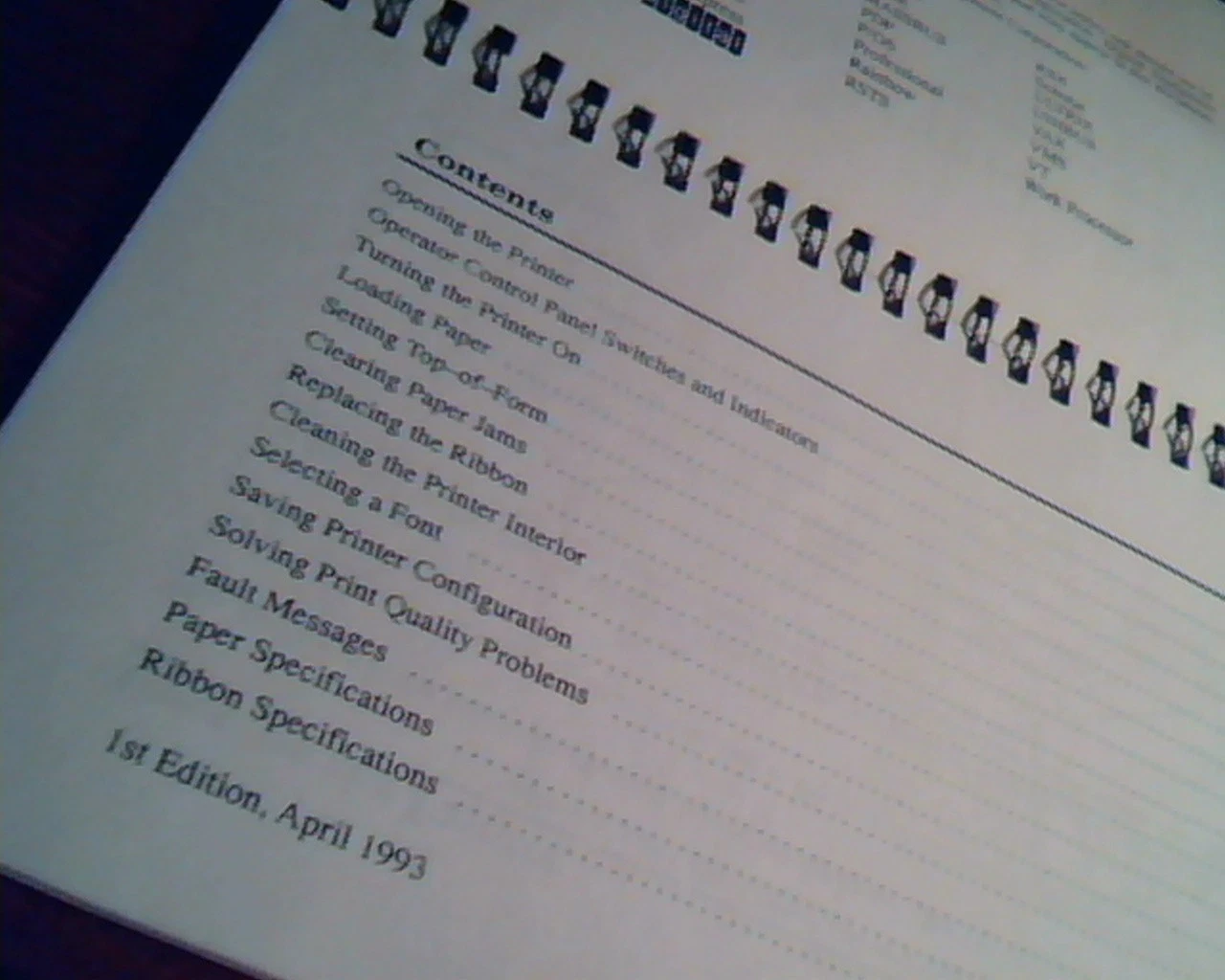 Digital LG06 LG12 Text and Graphics Printer Operators Guide DEC FW-LG0A2-A8 - image 3