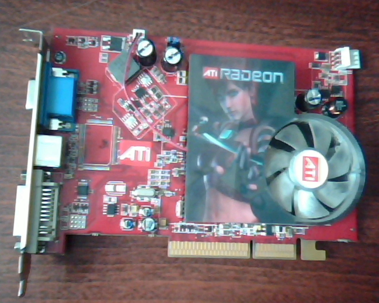 AGP card ATI Radeon X1300 Pro 256M 102G016601 000001 Video VGA TV DVI
