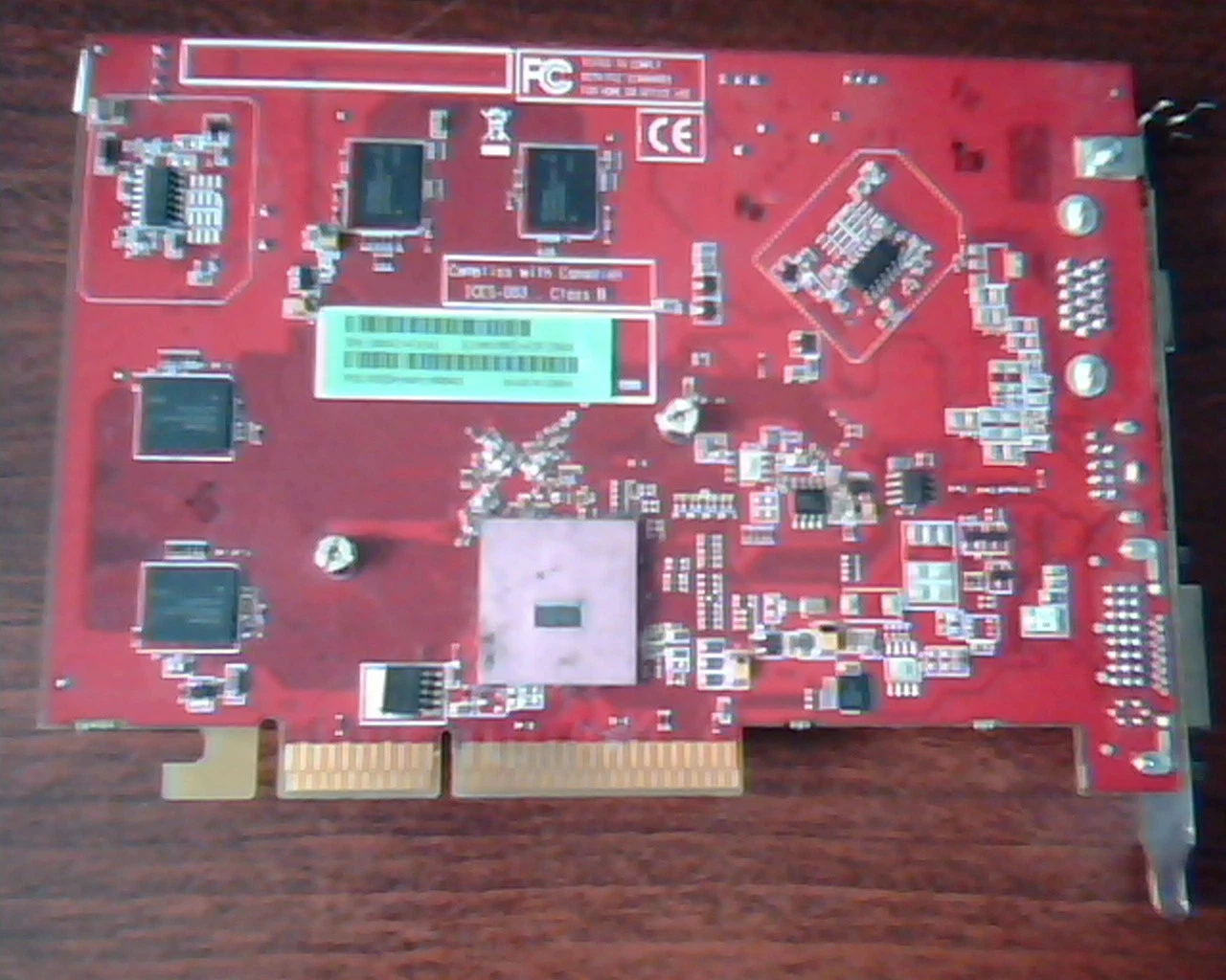 AGP card ATI Radeon X1300 Pro 256M 102G016601 000001 Video VGA TV DVI - image 3