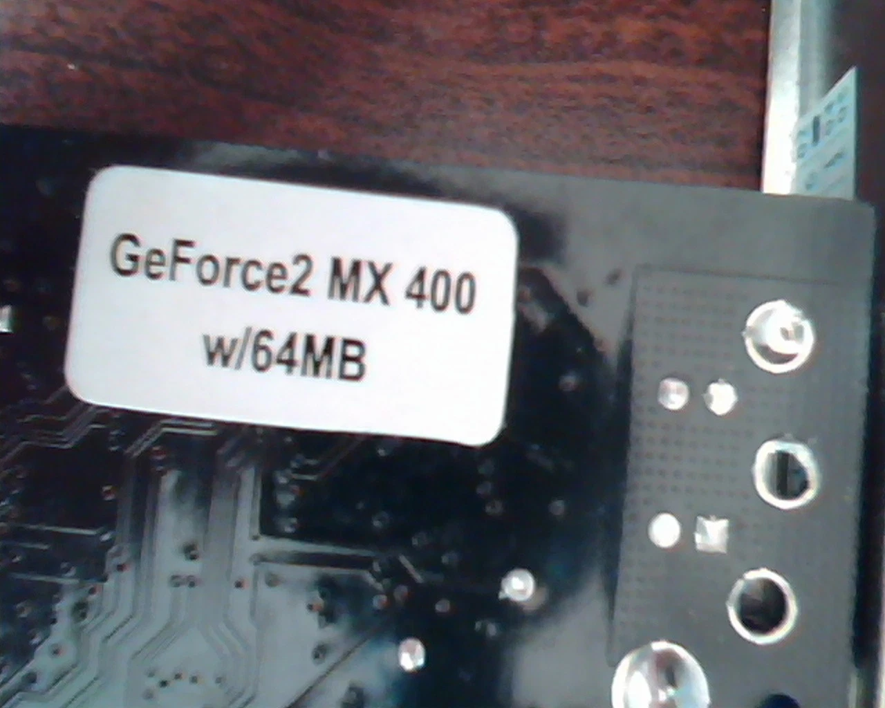 AGP card GeForce2 MX400 64MB CE-406S 94V0 N11-8O VGA Video - image 3