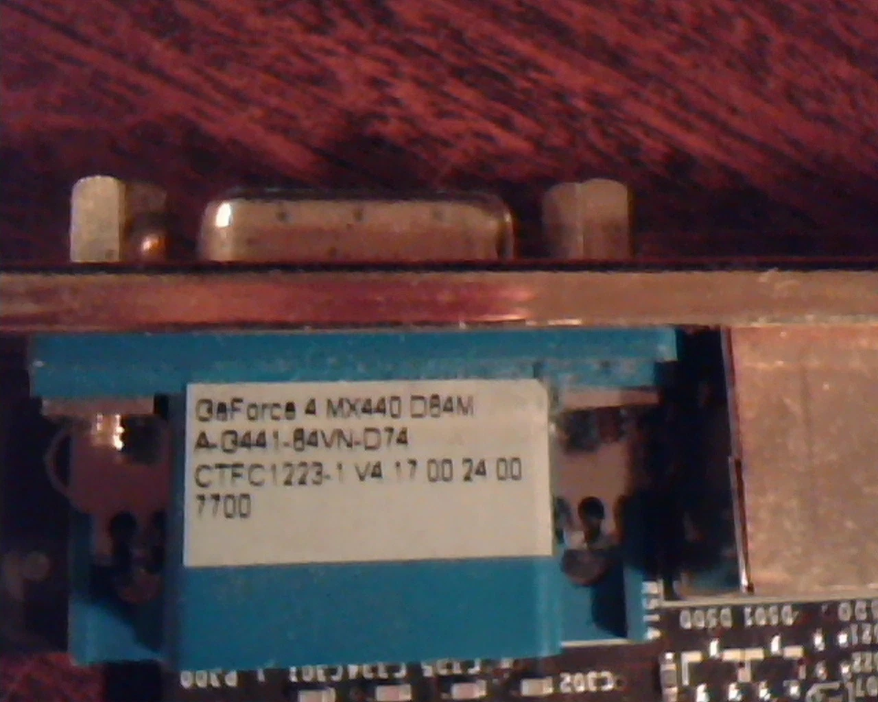 AGP card Chaintech GeForce 4 MX440 D84M A-G441-84VN-D74 CTFC1223-1 V4 N662 VGA - image 2