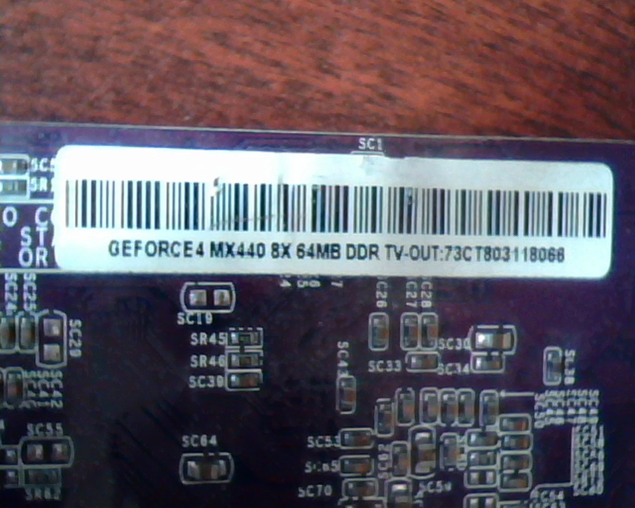 AGP card GeForce4 MX440 8X 64MB DDR Av-out Sv-out VGA 440-8X - image 2