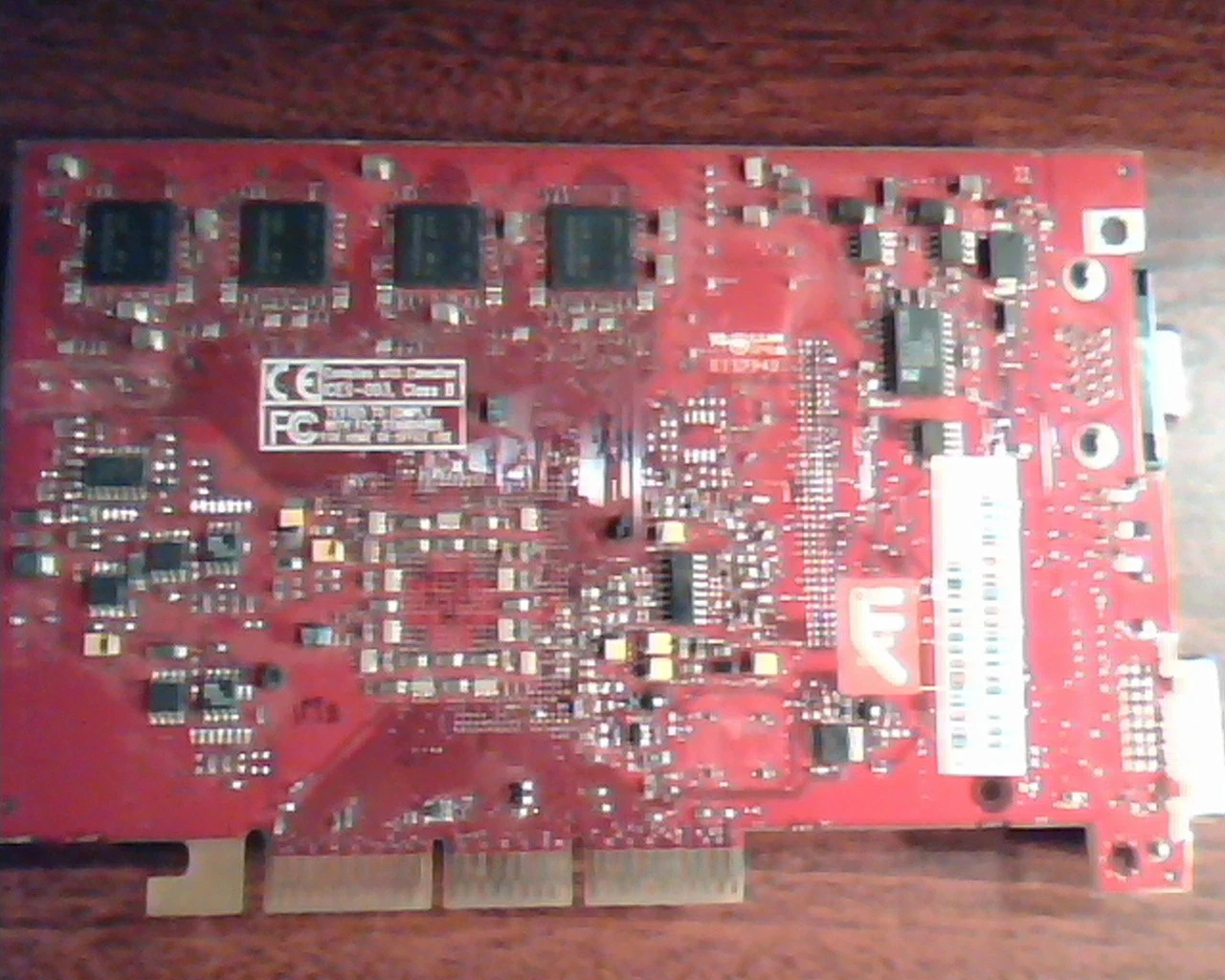 AGP card ATI Radeon 9500 Pro 128M 109-A05600-00 102A0560100 Video VGA DVI - image 4