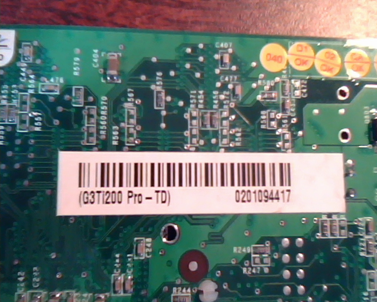 AGP card NVIDIA P50 G3Ti200 Pro-TD 180-10050-0000-B04 MS-8851 Video DVI VGA - image 3