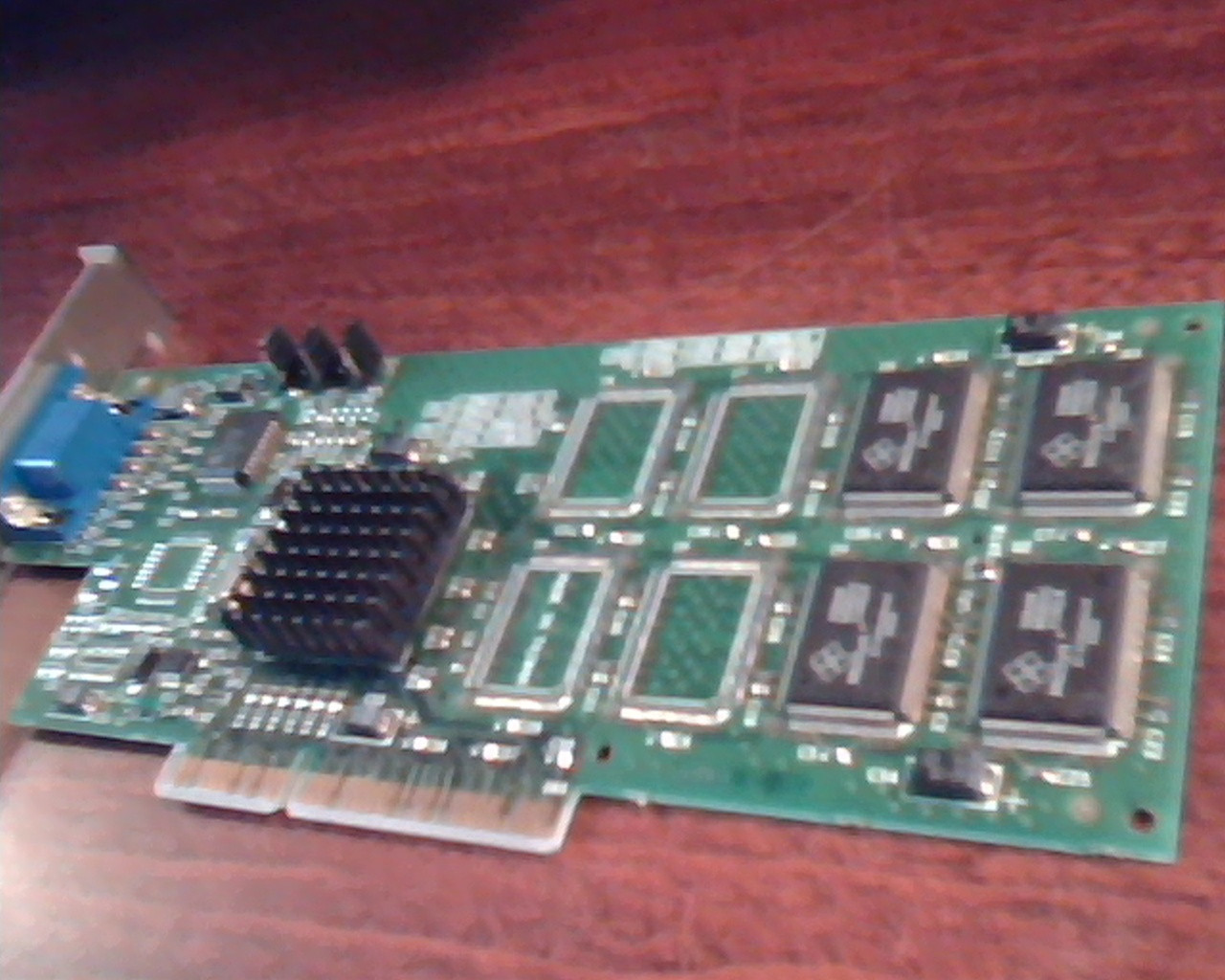 AGP video card Hercules Dynamite 3D/GL VGA 9801 SGRAM Graphics 3DLabs Permedia 2 - image 2