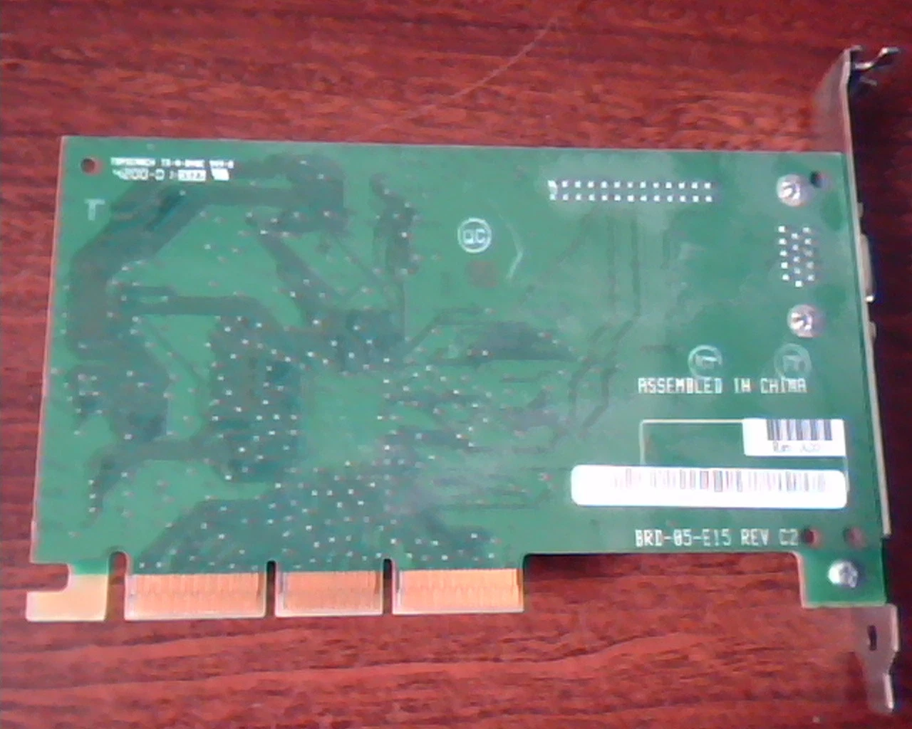 AGP card BRD-05-E15 Rev C2 Dell 32MB 04C864 VGA - image 3